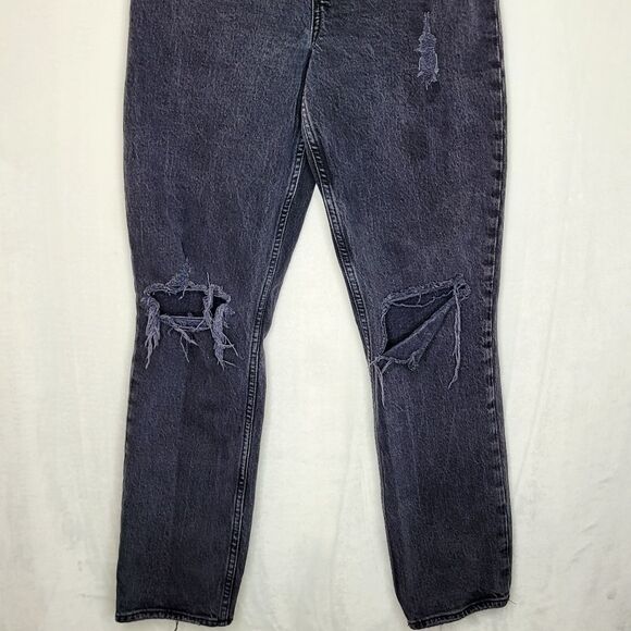 Abercrombie & Fitch The 90s Straight Ultra High Rise Curve Love Jeans Size 4R - Picture 3 of 9